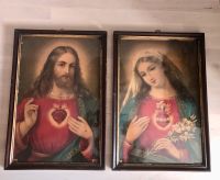 2 Heiligenbilder Holzrahmen Maria Jesus Vintage Retro München - Schwabing-West Vorschau