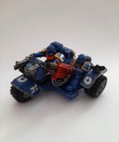 Warhammer 40K Space Marines Attack Bike Trike Sergeant Bethor Berlin - Reinickendorf Vorschau