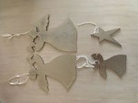 4 Aufhänger Engel Stern Metall Weihnachten Shabby Baumschmuck Niedersachsen - Drochtersen Vorschau