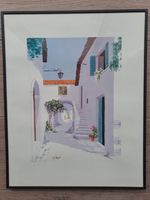 Wandbild mediterrane Gasse 50,5 x 40,5 cm groß Dortmund - Huckarde Vorschau