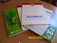 DDR-Briefblöcke, A 4, unliniert, 3 x je 50 Blatt,  1 x 100 Blatt Mecklenburg-Vorpommern - Schwichtenberg Vorschau