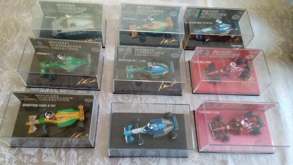 13 x Michael Schumacher Modelle 1990-1997 1:64 lesen in Ravensburg
