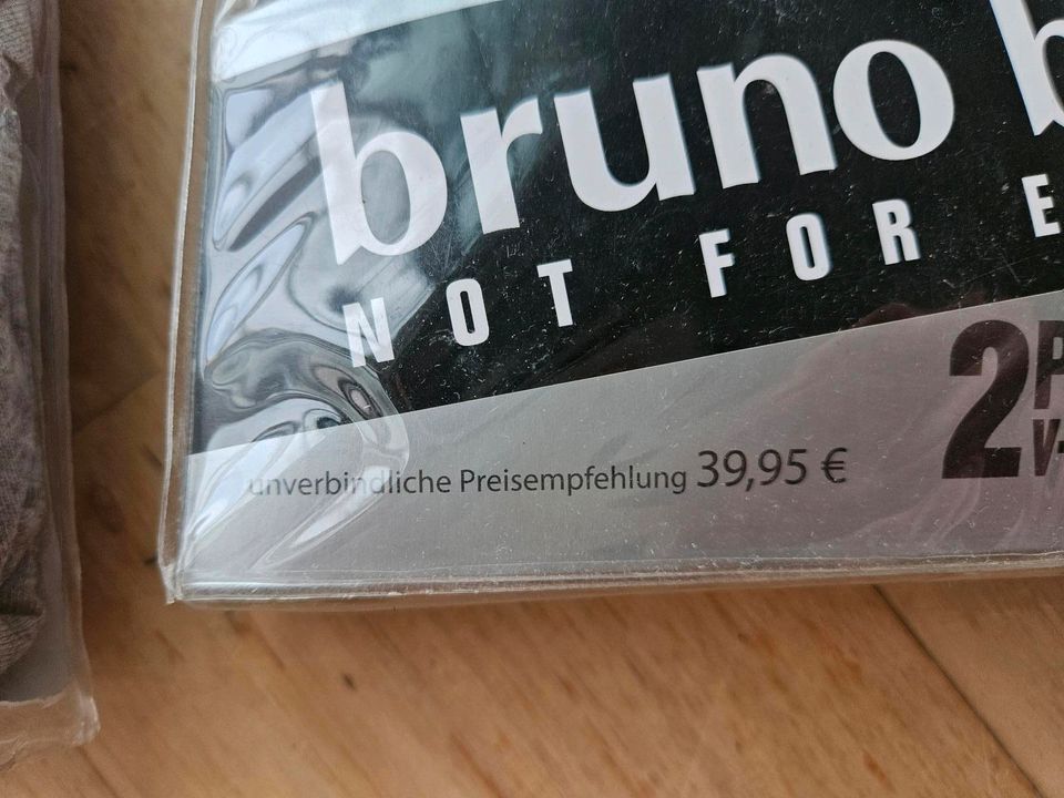 2er Pack Bruno Banani Shirts NEU Herrenshirt GRAU verkauft in Hamm
