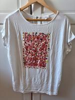 S.Oliver Shirt weiß mit Muster in rosa pink Niedersachsen - Harsefeld Vorschau