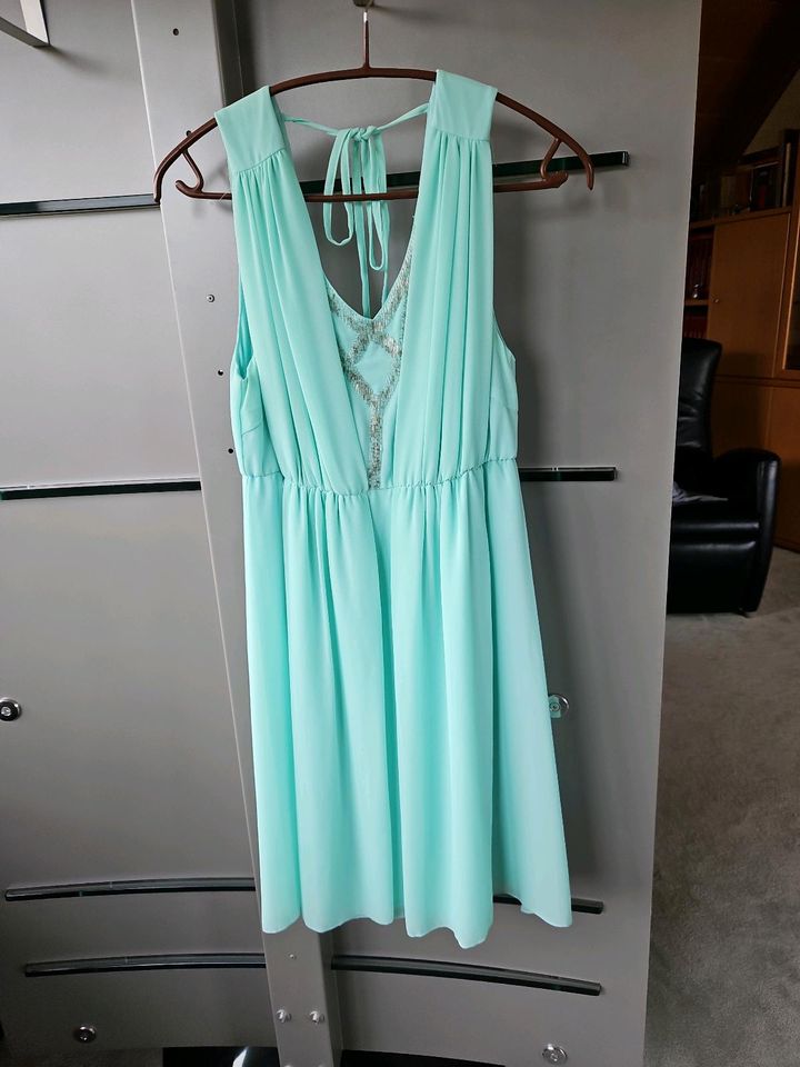 Kleid Sommerkleid Mint Grün Hochzeitsgast Feier Vila in Spenge