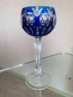 Weinglas Römer blau Überfang Kristallglas Aachen - Eilendorf Vorschau