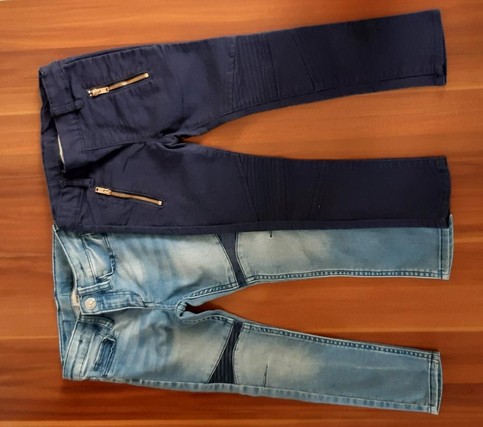 2 er Set Jeans Gr. 98 weich von H&M, Hose Jeggins in Riedlhütte