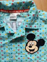 Kurzarm Hemd mit Mickey Mouse, Gr. 128 Düsseldorf - Lichtenbroich Vorschau