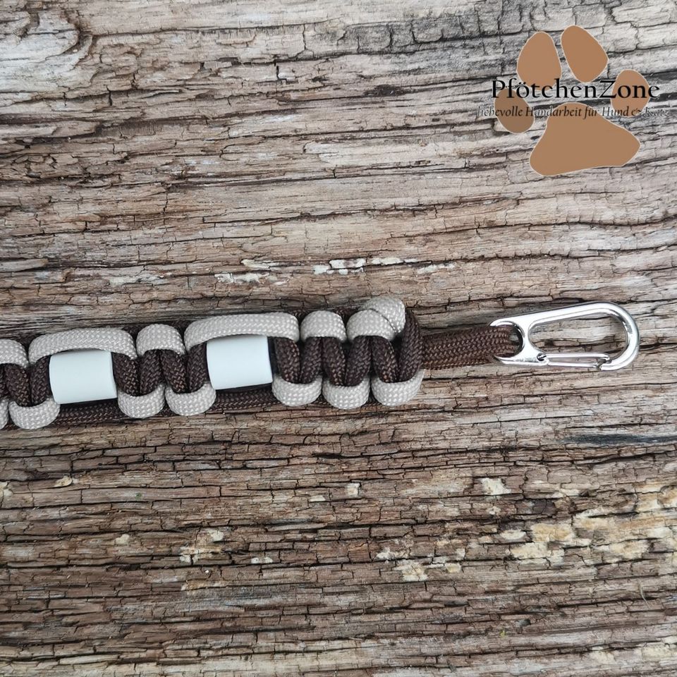 EM-Keramik Halsband Walnuss-Mocca XS-XXL Hundehalsband in Allagen
