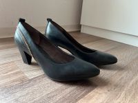 Pumps Tamaris schwarz gold Leder, Größe 40 Bayern - Hof (Saale) Vorschau