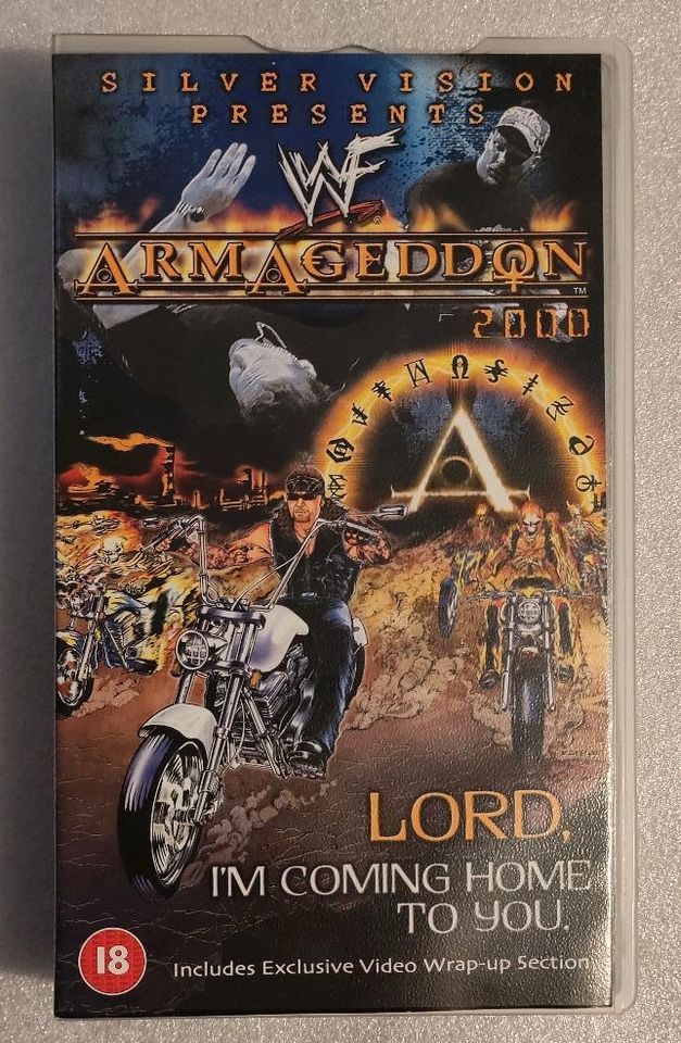 WWF VHS Armageddon & Backlash - WWE Wrestling Video Kassetten in Schwarzenberg (Erzgebirge)