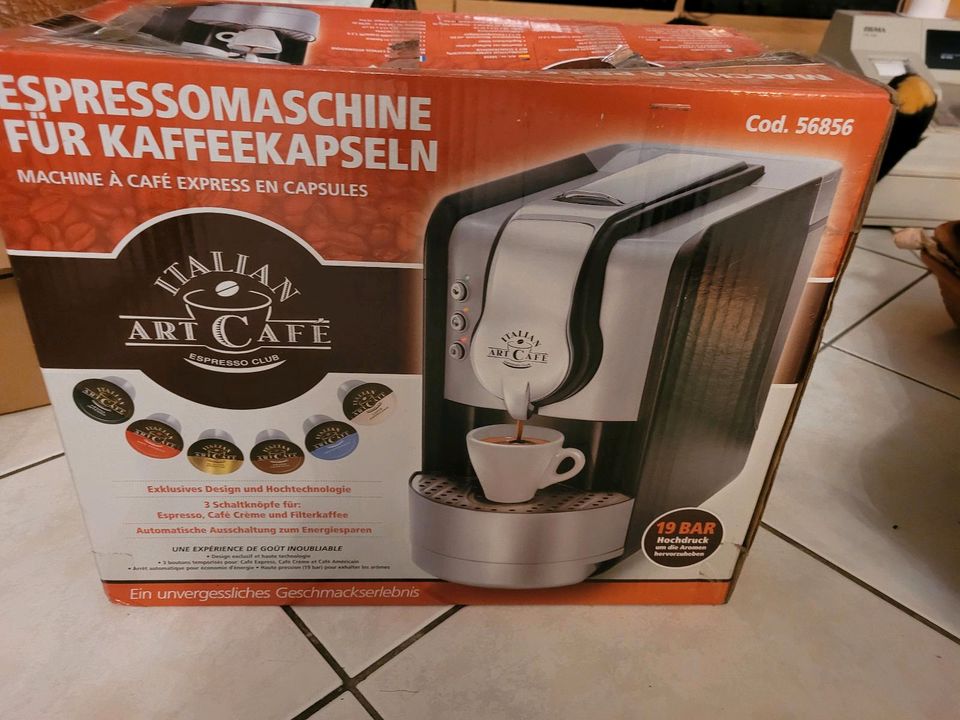 Espressomaschine Italian Art Cafe für Kapseln in Nordrhein-Westfalen -  Grevenbroich | Kaffeemaschine & Espressomaschine gebraucht kaufen | eBay  Kleinanzeigen ist jetzt Kleinanzeigen
