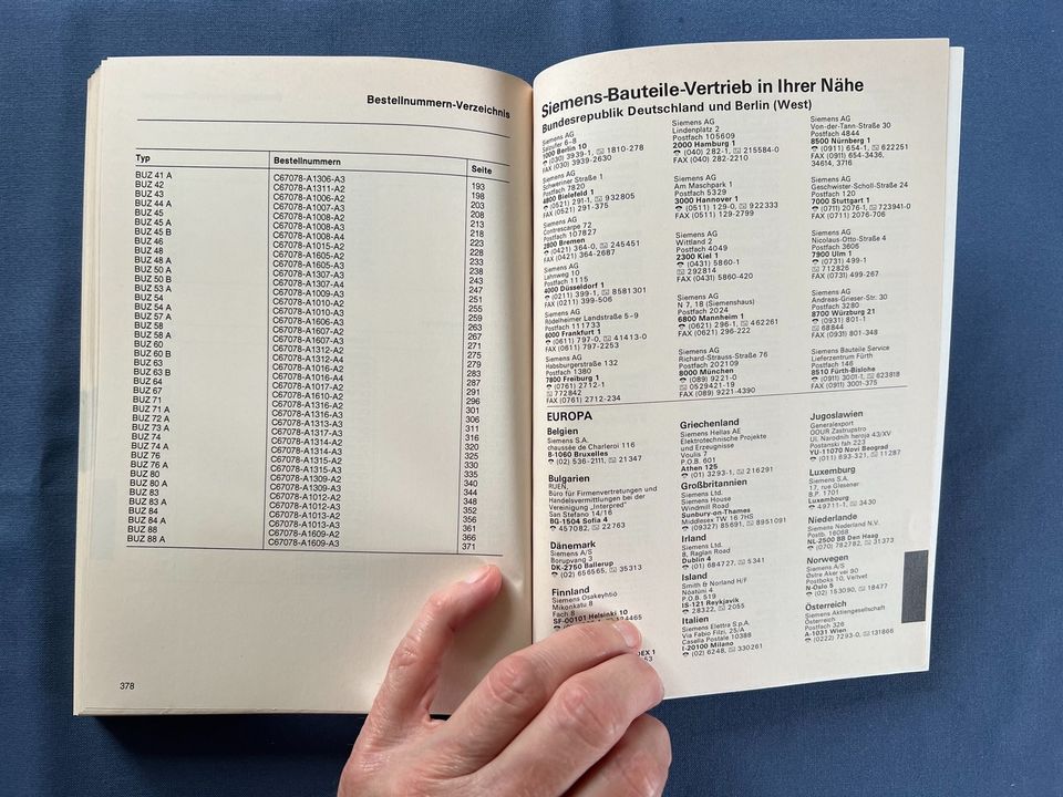 SIEMENS Datenbuch 1983/84 SIPMOS Kleinsignaltransistoren in Bremen