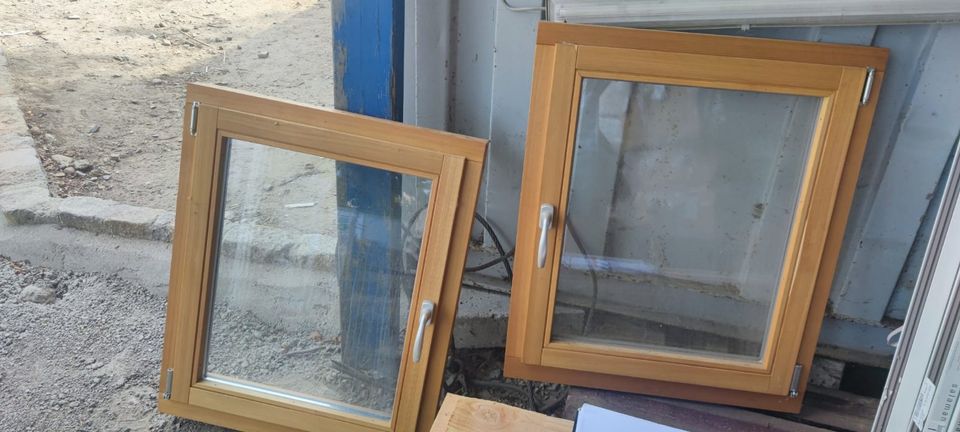 Fenster Holz lasiert 75 x 90 cm DIN rechts in Luckau-Gießmannsdorf