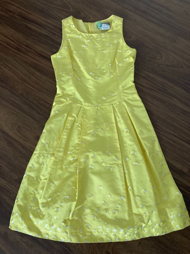 Max Mara festliches Kleid Sonnengelb Gr 36 wie NEU in Wiesbaden