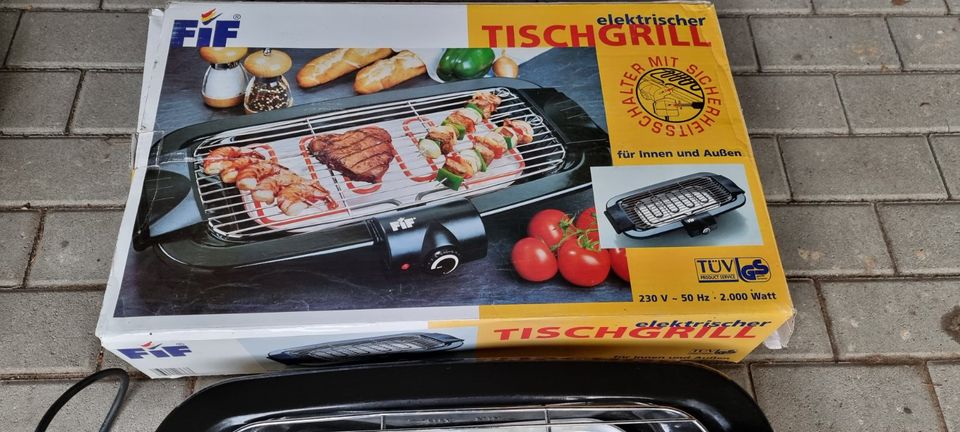 Tischgrill Grill Elektrogrill 2000 Watt in Jänschwalde Ost