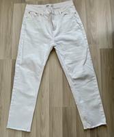 Weiße straight cropped Jeans von Bershka Baden-Württemberg - Ludwigsburg Vorschau