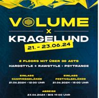 Volume X Festival Weekend Ticket + Camping + Autoplakette Flensburg - Fruerlund Vorschau