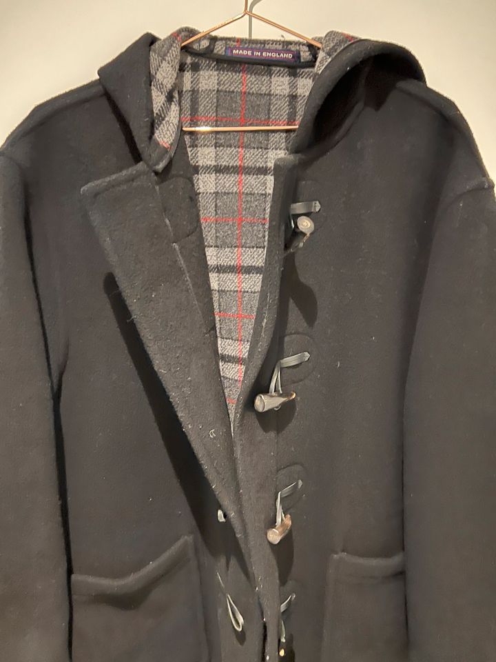 Original englischer Duffelcoat Mantel schwarz gr 46 Damen XL XXL in Würzburg