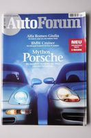 Auto Forum Mythos Porsche 1997 Tests Nordrhein-Westfalen - Solingen Vorschau