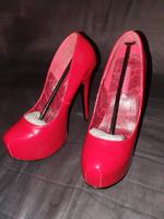 Bordello Lack High Heels rot Plateau Pumps Bayern - Olching Vorschau
