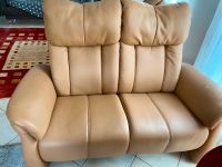 2-Sitzer Couch Echtleder, Farbe Cognac Hessen - Bad Homburg Vorschau