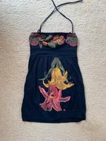 Neckholderkleid Baumwolle mit Stickerei. Länge 70cm. Niedersachsen - Bruchhausen-Vilsen Vorschau