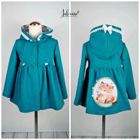 Handmade leichte Jumi Jacke Sommer Sweat Petrol Fuchs*Wunschgröße Brandenburg - Biesenthal Vorschau