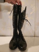 Weitschaftstiefel Schnürstiefel Echtleder Schwarz 41 Nordrhein-Westfalen - Fröndenberg (Ruhr) Vorschau