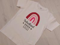 T-shirt Schulkind Einschulung 2024 mit Namen Glitzer Regenbogen Niedersachsen - Vechelde Vorschau