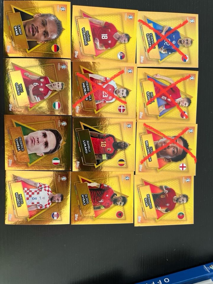 TOPPS Euro 24 SP Goldkarten ohne US in Hamm