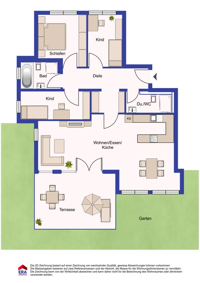 Moderne 4,5-Zimmer-Wohnung in kleiner Wohneinheit, bevorzugte Wohnlage in Ludwigsburg! in Ludwigsburg