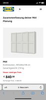 Ikea Pax Kleiderschrank mit Grimo Schiebetür  300x66x238 Bayern - Kelheim Vorschau