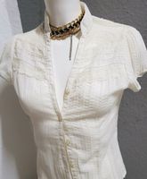 Tolle Bluse mit Spitze Vintage boho style GR. XS 34 Creme weiß Rheinland-Pfalz - Lorscheid Vorschau