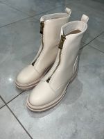 Neue Stiefelette in beige Gr. 36 beige mit goldenem Verschluss Baden-Württemberg - Markdorf Vorschau