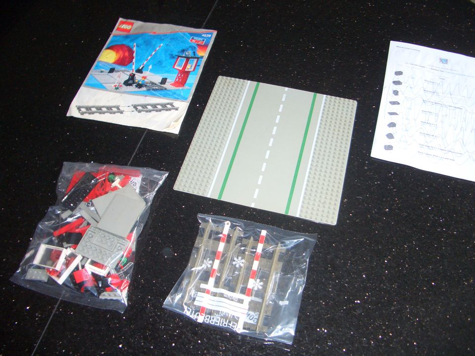 Lego System 4539, Bahnübergang, 9V, 1991, gebraucht, zerlegt in Spenge