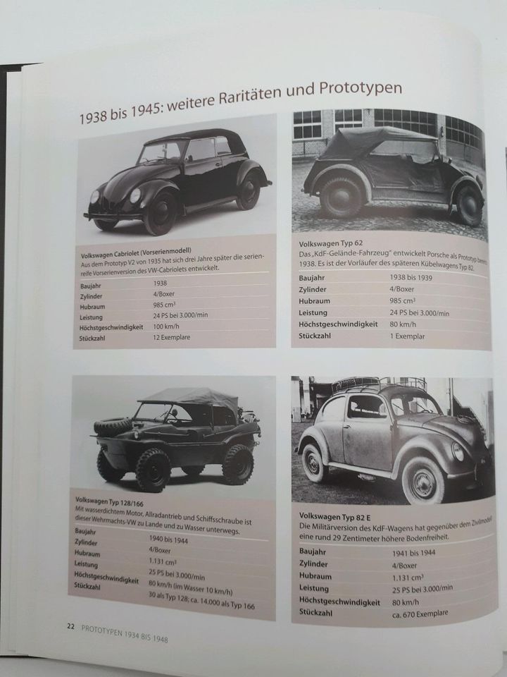 Volkswagen Raritäten Buch Prototypen Studiem 160 Seiten in Overath