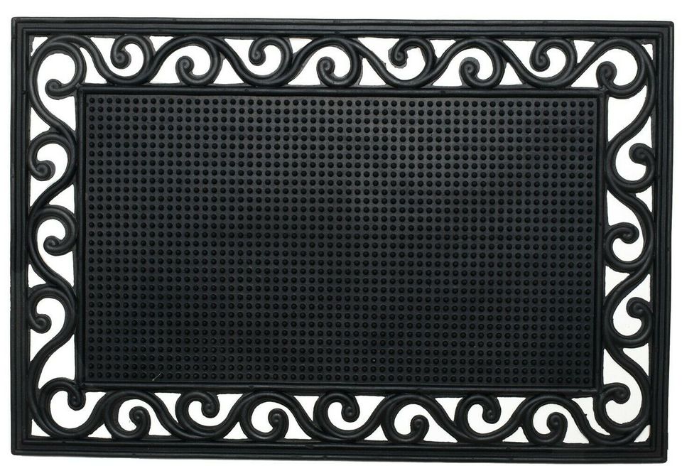 Relief Gummi Fußmatte SVETLANA 40x60 cm schwarz Schmutzfang 19€* in Herbertingen
