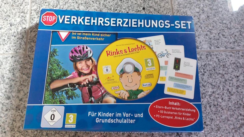 STOP Verkehrserziehungs Set Kinder CD Buch Quizkarten Naumann in Piesport