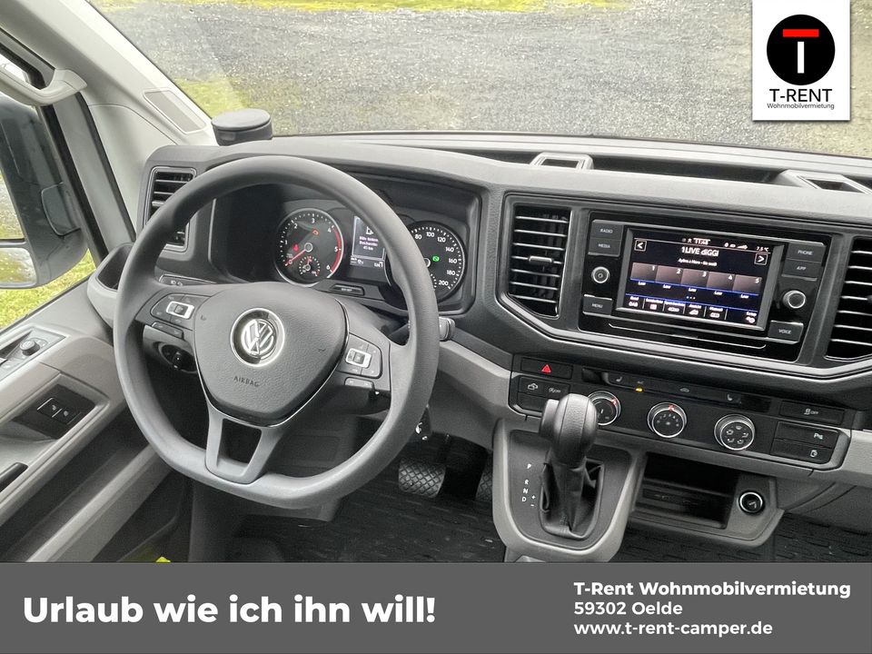 VW Grand California 600 mieten Wohnmobil Kastenwagen #allesdrin in Oelde