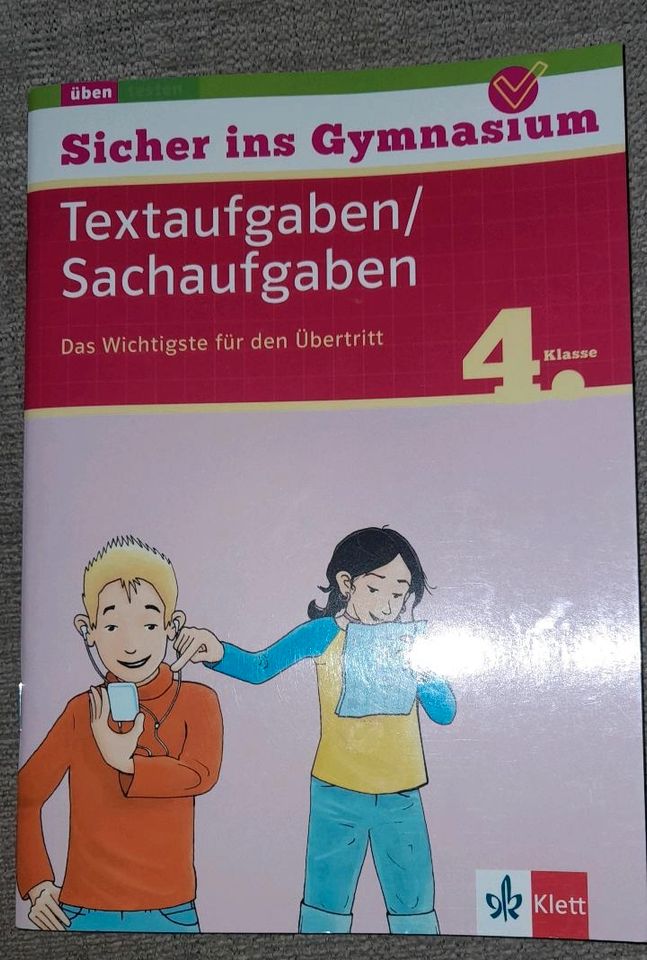 "Sicher ins Gymnasium" Klett Verlag☆4. Kl. Text-/Sachaufgaben in Worbis