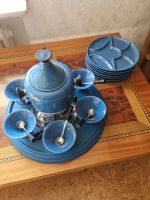 Neuwertiges Fondue-Set Retro Blau Baden-Württemberg - Hausen ob Verena Vorschau