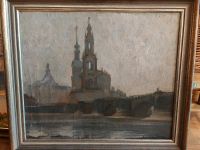 Ölgemälde Augustus Brücke Dresden Kurt Haase-Jastrow 55 x 45 cm Bayern - Gilching Vorschau