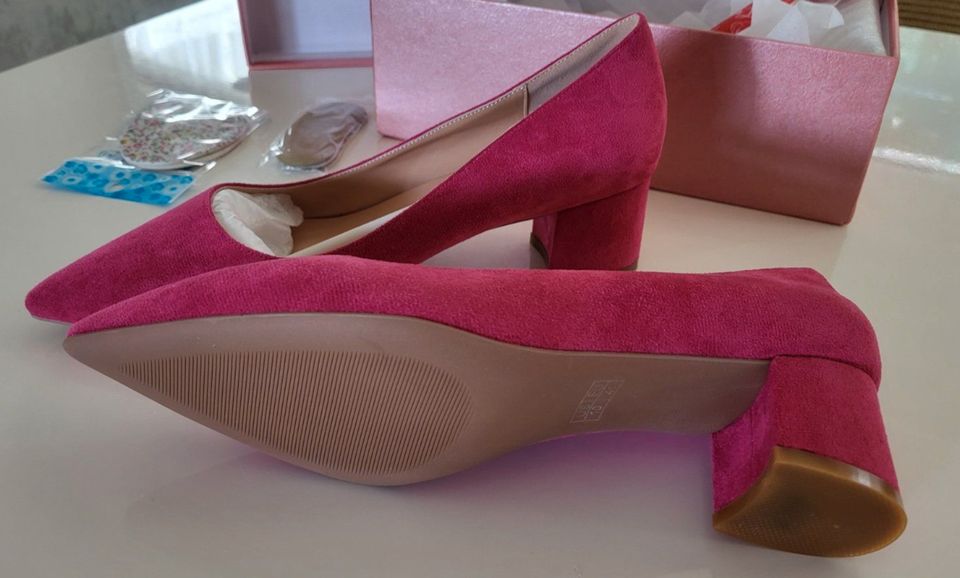 Pumps,  Absatzschuhe, Stöckelschuhe,  pink  in Größe 41 in Korntal-Münchingen