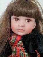 Wunderschöne große Puppe, ca. 55cm, braune Haare Brandenburg - Blankenfelde-Mahlow Vorschau