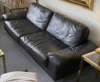 3er Sofa, schwarzes Leder Nordrhein-Westfalen - Olpe Vorschau