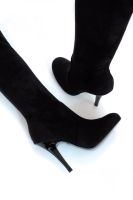 BUFFALO Stretch Stiefel High Heels Velour black – 36 Bayern - Kemnath Vorschau