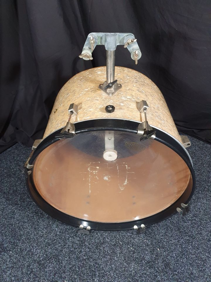 POLMUZ 20x14 Base Drum 80er Jahre Tom-Halter in Rüsselsheim