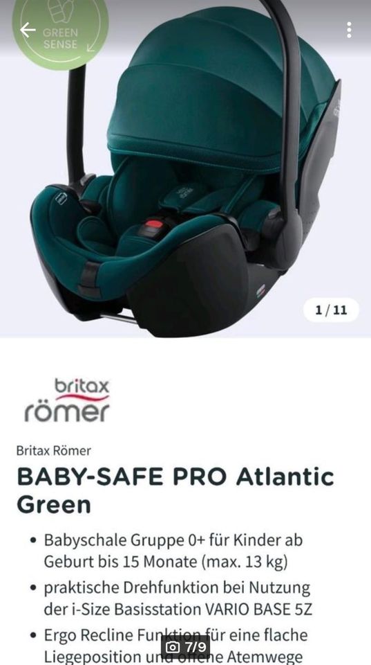 Babyschale Britax Römer Baby Safe Pro in Aicha vorm Wald