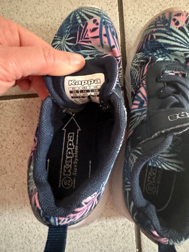 Kappa Sneaker Turnschuhe Mädchen blau pink türkis Größe 28 in Stolberg (Rhld)